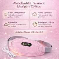 Cinturón Térmico RelaxGlow™ – Alivio Inteligente para Cólicos y Dolor Lumbar